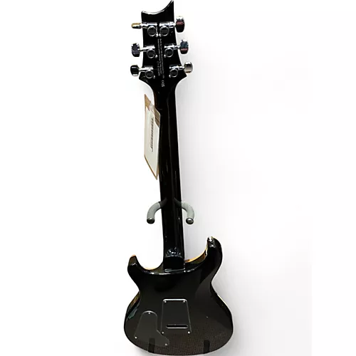 Used PRS SE Custom 24 Black Gold Solid Body Electric Guitar Black Gold - musicians--Friend
