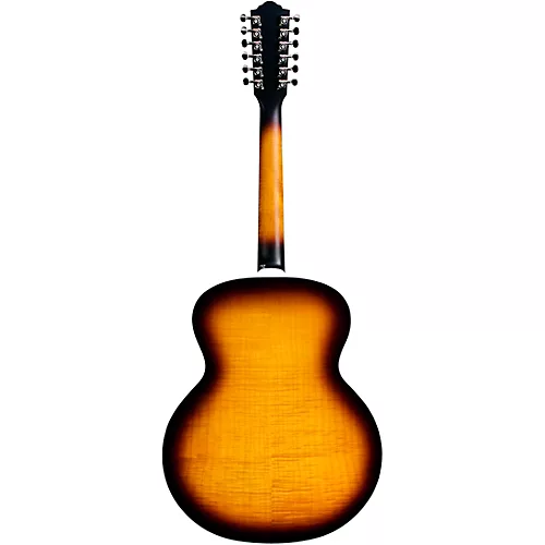 Guild F-2512E Deluxe Westerly Collection 12-String Jumbo Acoustic-Electric Guitar Antique Sunburst - musicians--Friend