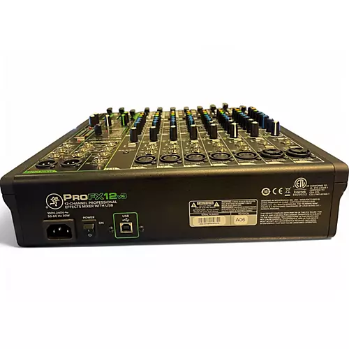 Used Mackie PROFX12 Unpowered Mixer - musicians--Friend