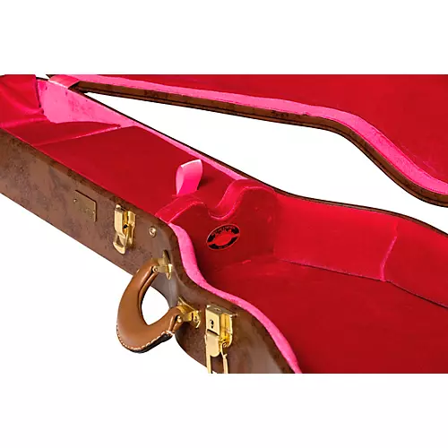 Gibson Lifton Historic 5-Latch Brown/Pink Hardshell Case for Les Paul - musicians--Friend