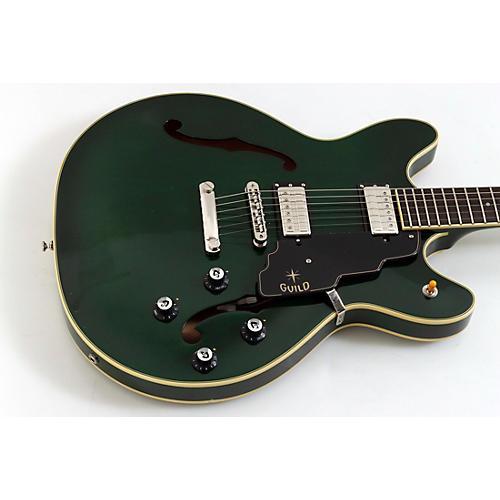 Open-Box Guild Starfire IV ST Semi-Hollowbody Electric Guitar Condition 3 - Scratch and Dent Green 197881045494 - musicians--Friend