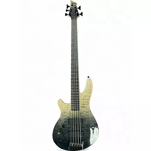 Used Schecter Guitar Research SLS ELITE 5 BLACK FADE Electric Bass Guitar BLACK FADE - musicians--Friend