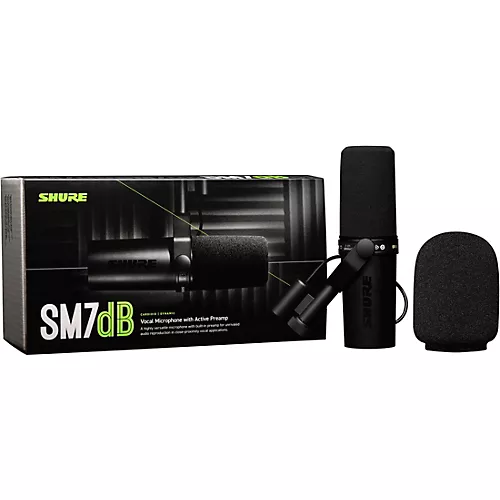 Shure SM7dB Dynamic Vocal Microphone With +28dB Built-in Active Preamp - musicians--Friend