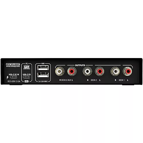 Reloop Flux 6x6 In/Out USB-C DVS Interface for Serato DJ Pro Black - musicians--Friend