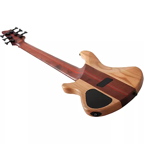 Schecter Guitar Research Charles Berthoud CB-6 6-String Electric Bass Guitar Natural Satin - musicians--Friend