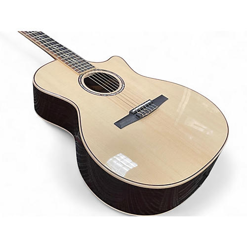 Used Taylor 814CEN Natural Classical Acoustic Electric Guitar Natural - musicians--Friend