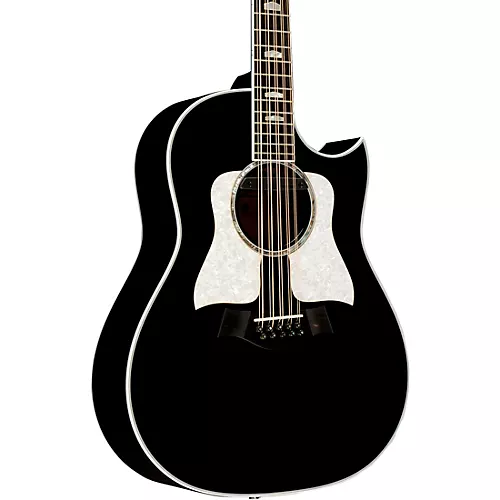 Taylor 657ce 10-String Grand Pacific Acoustic-Electric Bajo Quinto Black - musicians--Friend