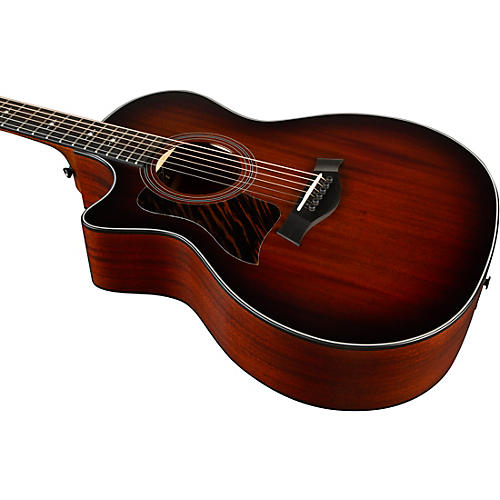 Taylor 324ce Left-Handed Grand Auditorium Acoustic-Electric Guitar Shaded Edge Burst - musicians--Friend