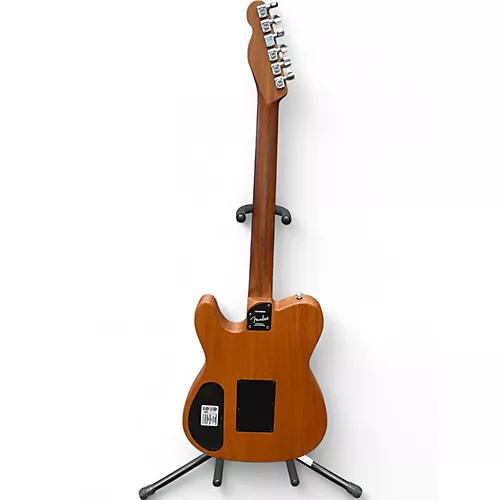 Used Fender American Acoustasonic Telecaster Bourbon Burst Acoustic Electric Guitar Bourbon Burst - musicians--Friend