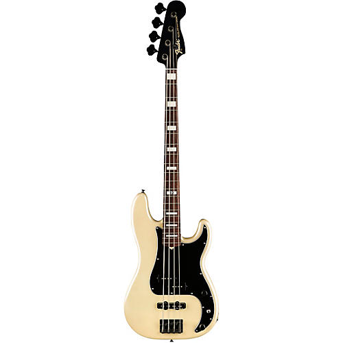 Fender Duff McKagan Deluxe Precision Bass Guitar White Pearl - musicians--Friend
