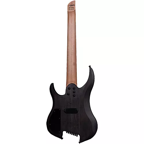 Legator Ghost 7 String Multi-Scale Super Shred Series Flamed Maple Electric Guitar Purple - musicians--Friend