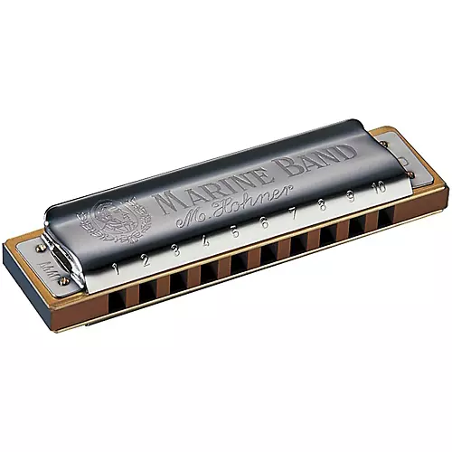 Hohner 1896 Marine Band Harmonica F - musicians--Friend
