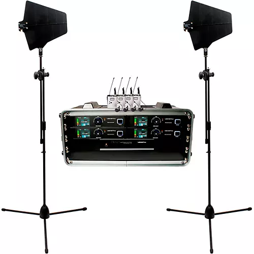 VocoPro BENCHMARK-QUAD-BP 4-Channel True Diversity Body Pack and Lavalier Microphone System - musicians--Friend
