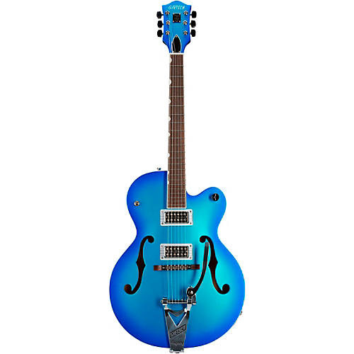 Gretsch Guitars G6120T-HR Brian Setzer Signature Hot Rod Hollowbody With Bigsby Magenta Sparkle - musicians--Friend