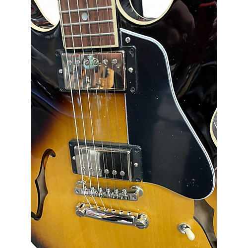 Used 2024 Gibson ES335 2 Tone Sunburst Hollow Body Electric Guitar 2 Tone Sunburst - musicians--Friend