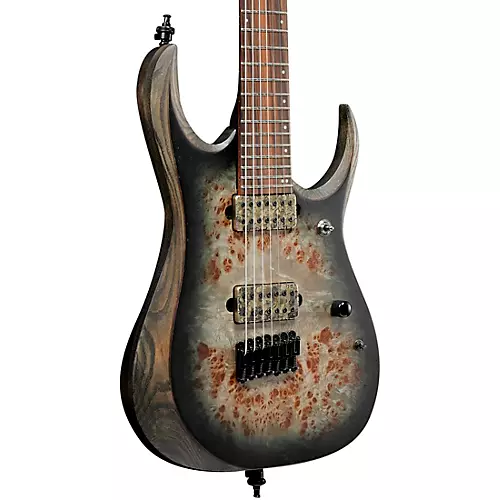 Ibanez RGD71ALPA 7-String Electric Guitar Charcoal Black Matte - musicians--Friend