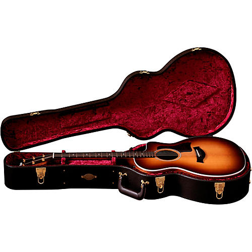 Taylor 214ce DLX Sunset Blvd Grand Auditorium Acoustic-Electric Guitar Sunset Edgeburst - musicians--Friend