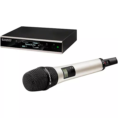 Sennheiser SL Handheld Set DW-4-US R SpeechLine Digital Wireless Vocal Set With MME 865-1 Capsule & GA 4 Rackmount - musicians--Friend