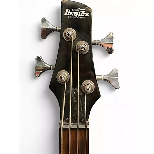 Used Ibanez GSRM20 Mikro Short Scale Brown Sunburst Electric Bass Guitar Brown Sunburst - musicians--Friend