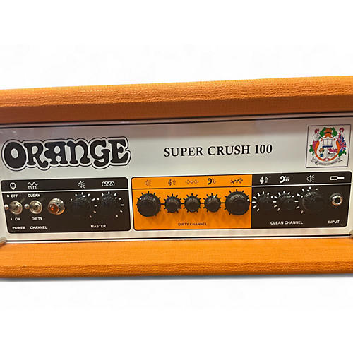 Used Orange Amplifiers SUPER CRUSH 100 Solid State Guitar Amp Head - musicians--Friend
