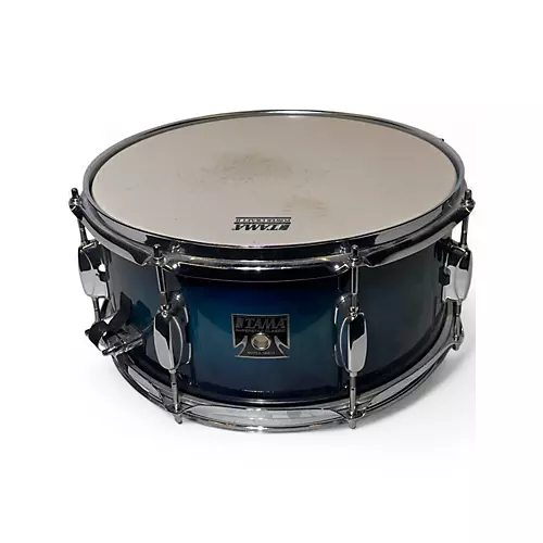 Used TAMA 6.5X14 Superstar Snare Blue Burst Drum Blue Burst 15 - musicians--Friend