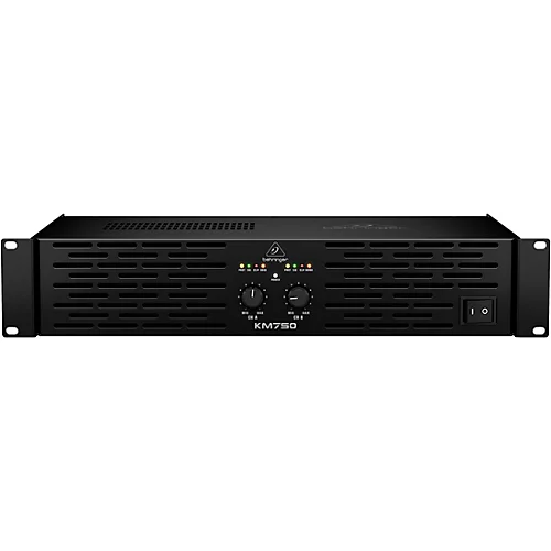Behringer KM750 750W 2-Channel Power Amplifier - musicians--Friend