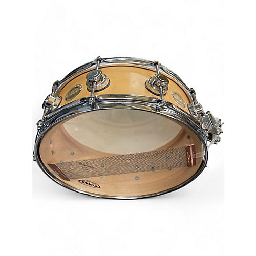 Used 2006 DW 5X14 Collector's Series Maple Snare Natural Drum Natural 8 - musicians--Friend