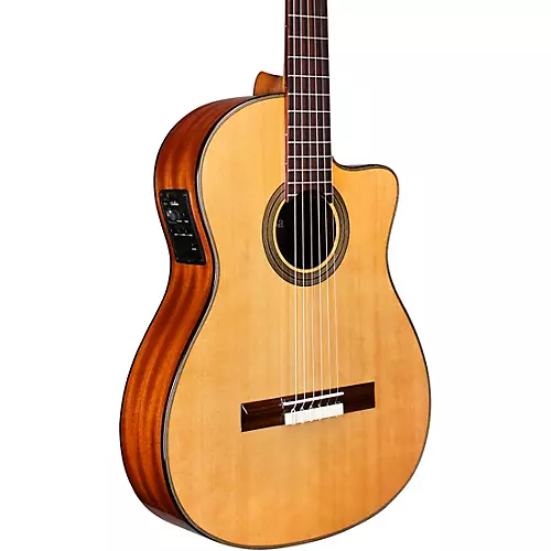 Cordoba Fusion 12 Nylon-String Classical Acoustic-Electric Guitar Natural - musicians--Friend