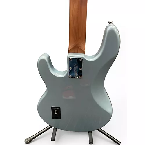 Used Sterling by Music Man Ray34 steel blue Electric Bass Guitar steel blue - musicians--Friend