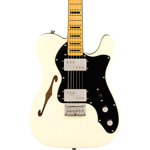 Squier Classic Vibe '70s Telecaster Thinline Limited-Edition Electric Guitar Olympic White - musicians--Friend