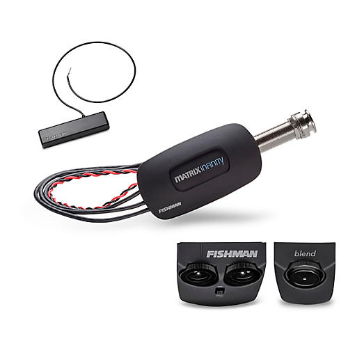 Fishman PowerTap Infinity - Body Sensor with Undersaddle Pickup Narrow Format Black Narrow Split - musicians--Friend