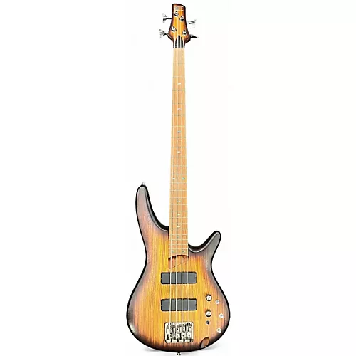 Used Ibanez SR500ZW Sunburst Electric Bass Guitar Sunburst - musicians--Friend