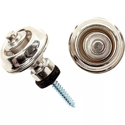 Dunlop Straplok Traditional Strap Retainer System Nickel - musicians--Friend