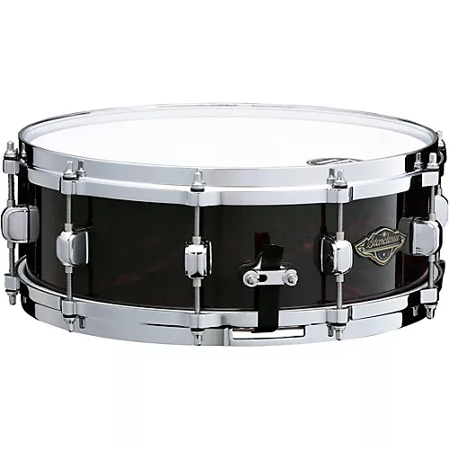 TAMA Starclassic Walnut/Birch Snare Drum With Chrome Shell Hardware 14 x 5 in. Gloss Black Walnut Burl - musicians--Friend