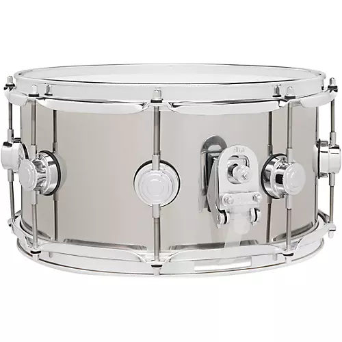 DW Collector's Series Stainless Steel Snare Drum 14 x 4.5 in. - musicians--Friend