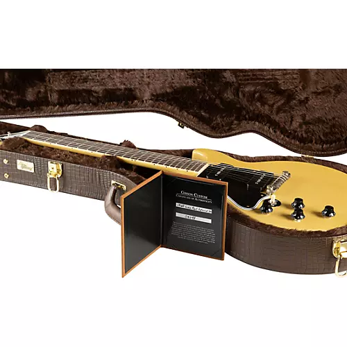 Gibson Custom 1960 Les Paul Special DC Reissue VOS Left-Handed Electric Guitar Cherry Red - musicians--Friend