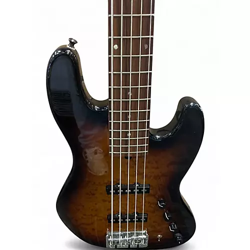 Used Matt Pulcinella LEVEL 5 BURST Electric Bass Guitar BURST - musicians--Friend