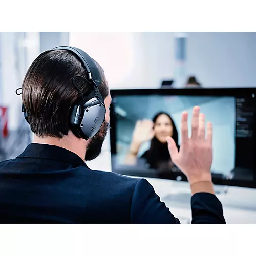 V-MODA M-200 ANC BK Noise Cancelling Wireless Bluetooth Over-Ear Headphones With Mic for Phone-Calls Black - musicians--Friend