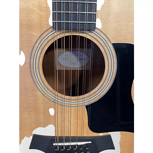 Used Taylor 150e Natural 12 String Acoustic Electric Guitar Natural - musicians--Friend