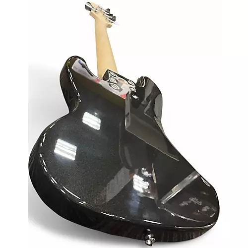 Used Squier AFFINITY JAZZ BASS VI Metallic Black Electric Bass Guitar Metallic Black - musicians--Friend