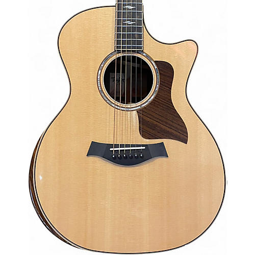 Used Taylor 814CE V-Class Natural Acoustic Guitar Natural - musicians--Friend
