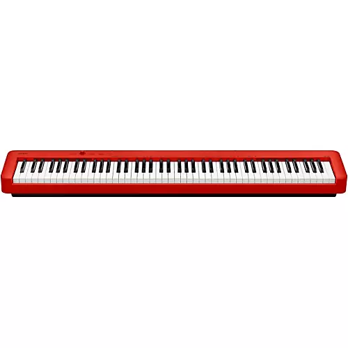 Casio CDP-S160 Digital Piano With Matching CS-470P Stand and Triple Pedal Red - musicians--Friend