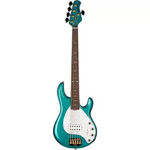 Ernie Ball Music Man StingRay5 Special H 5-String Electric Bass Guitar Black and Chrome - musicians--Friend