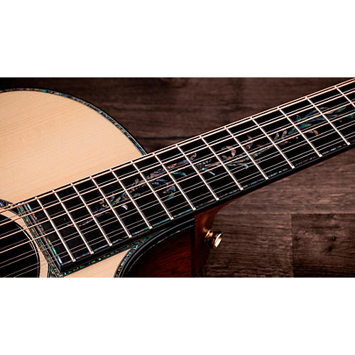 Taylor PS54ce 12-String Grand Auditorium Acoustic Electric Guitar Shaded Edge Burst - musicians--Friend