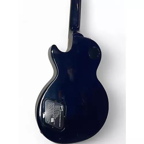 Used 2021 Gibson Les Paul Traditional Pro V Flame Top blueberry Solid Body Electric Guitar blueberry - musicians--Friend
