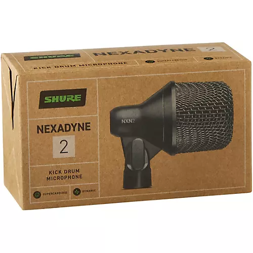 Shure Nexadyne Kick Drum Mic, XLR, Black Black - musicians--Friend
