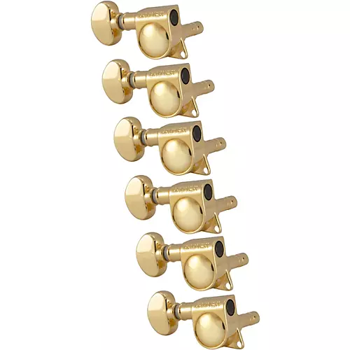 Grover Mid-Size Locking Rotomatics 406 Series Tuning Machines Gold 6-in-line - musicians--Friend