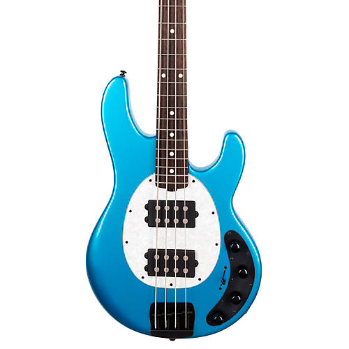 Ernie Ball Music Man StingRay Special HH Electric Bass Guitar Black and Chrome - musicians--Friend