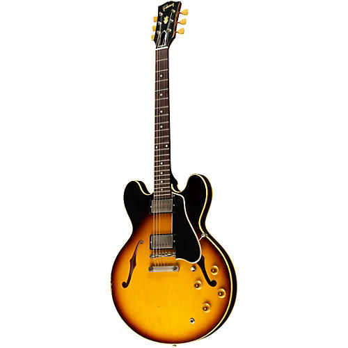Gibson Custom Murphy Lab 1958 ES-335 Heavy Aged Semi-Hollow Electric Guitar Dirty Blonde - musicians--Friend