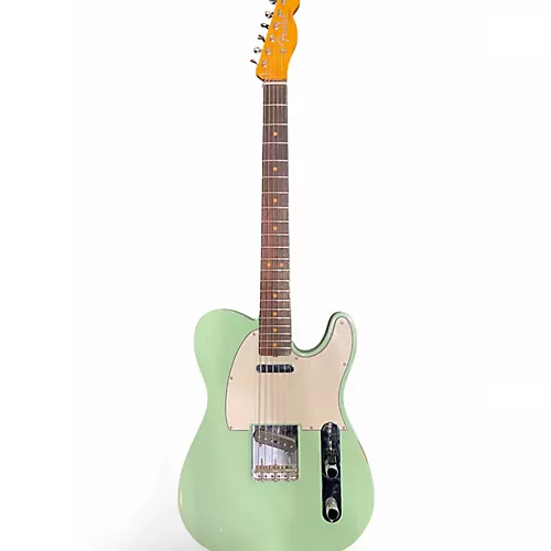 Used Fender American Vintage II 1963 Telecaster Surf Green Solid Body Electric Guitar Surf Green - musicians--Friend